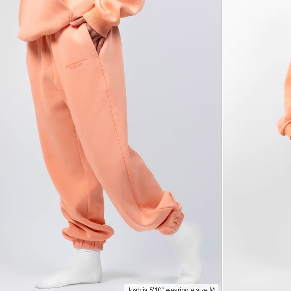 Peach Cmfrt Jogger Pants extra Large